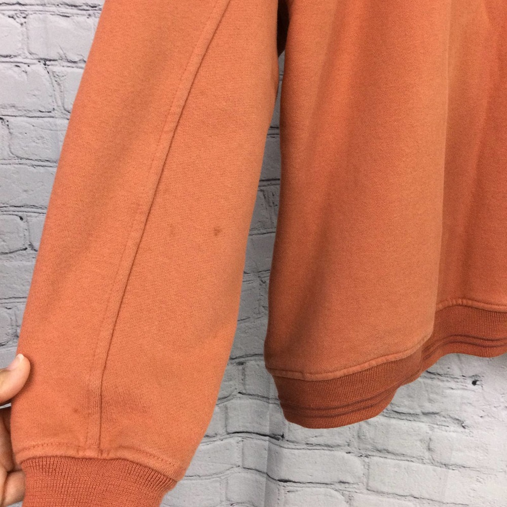 Artisans 1864 Saratoga Orange Mock Collar Long Sleeve Zippered Fleece Men's M - Picture 11 of 14
